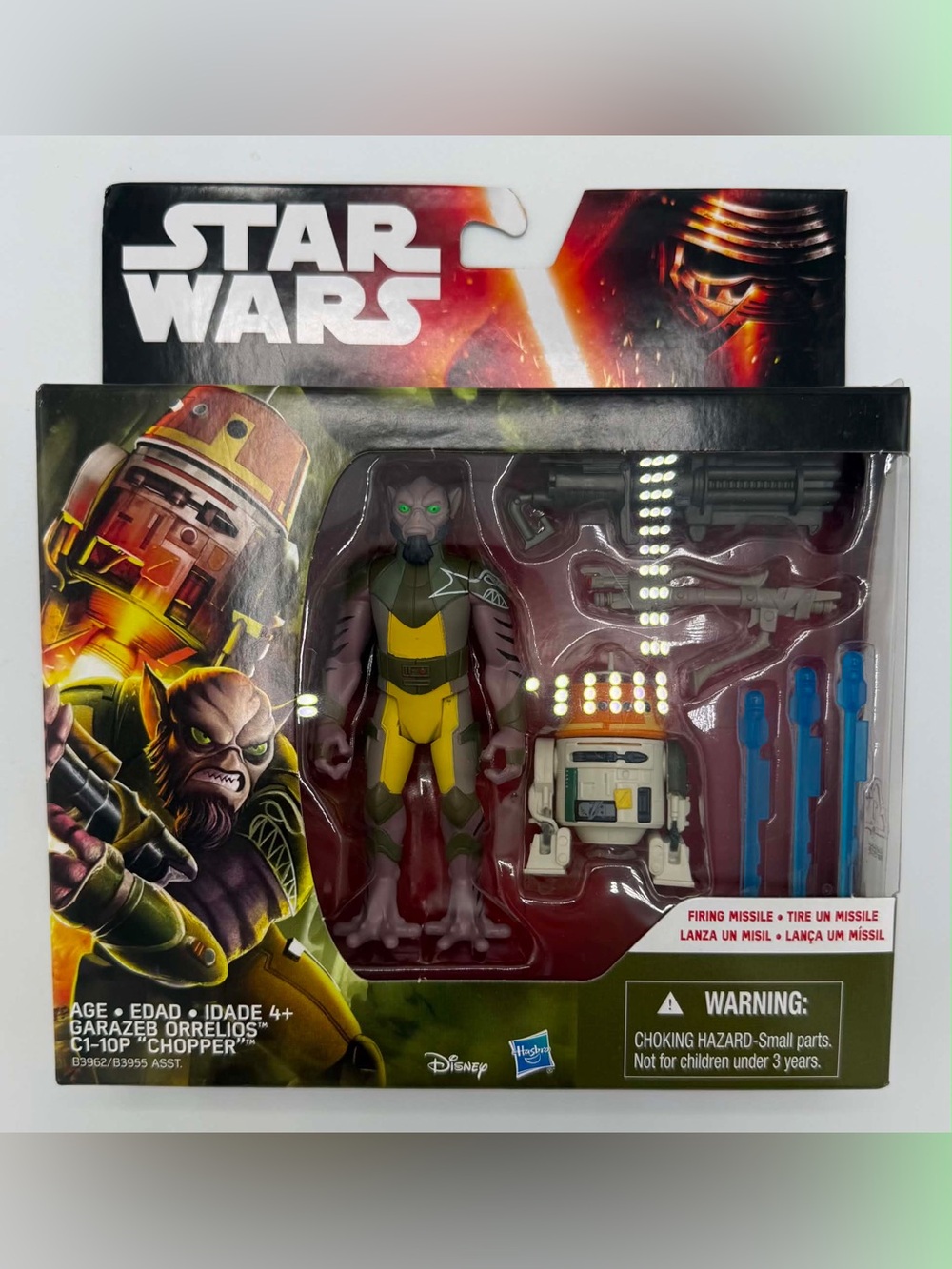 Hasbro Star Wars Rebels Garazeb Orrelios and C1-10P "Chopper" Forest Mission